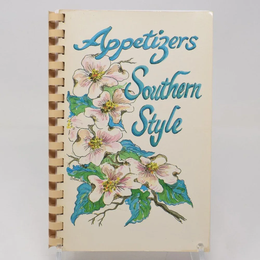 Appetizers Southern Style Junior League Greensboro NC 1992 Vintage Cookbook Food